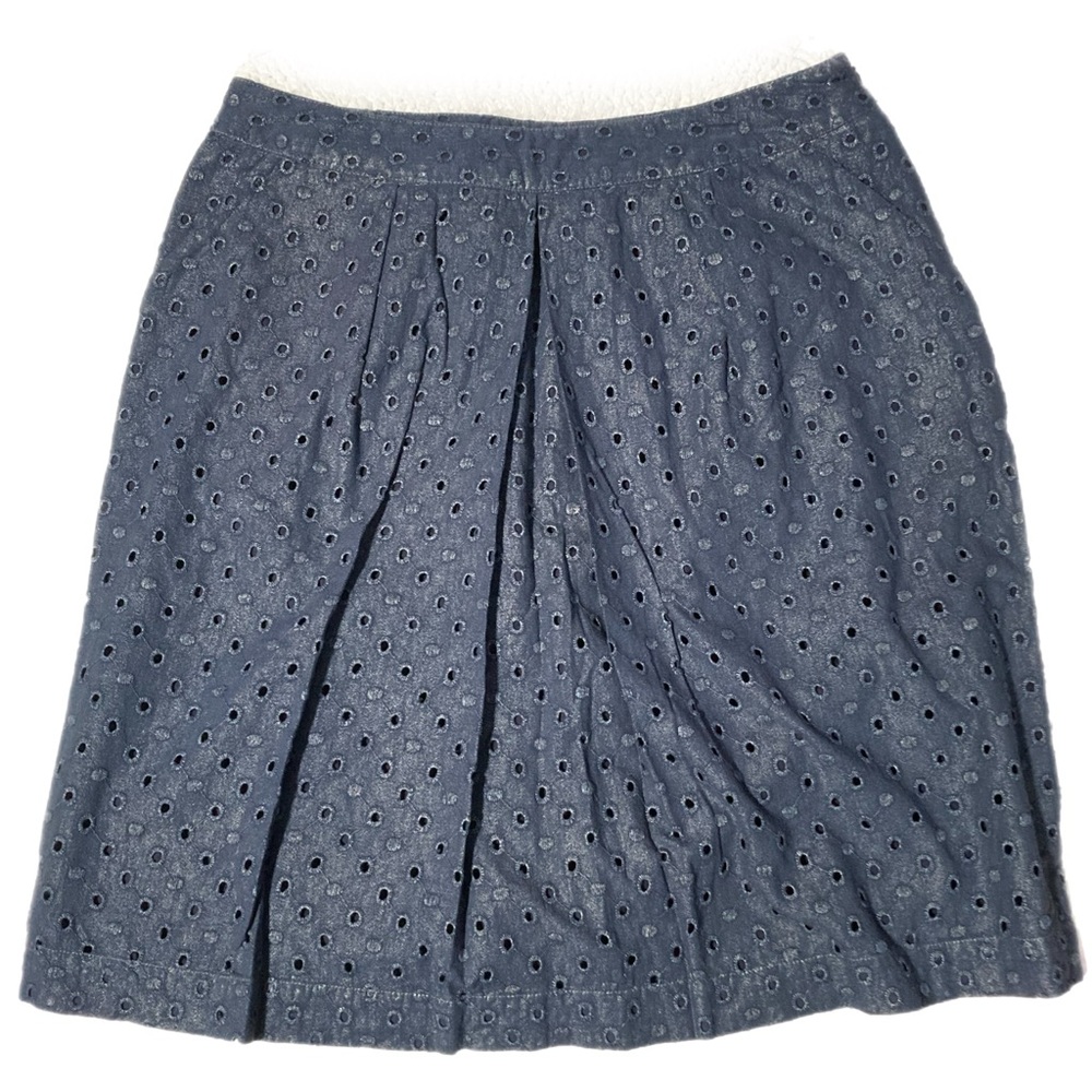 BODEN LIMITED EDITION A-Line skirt, Cotton, Lined, Metallic sheen EUC 15039